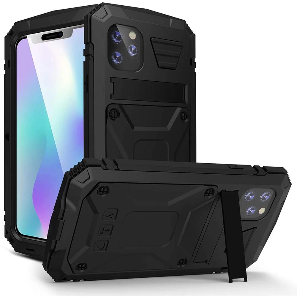 Hybrid Shockproof Protective Case Cover for IPhone 17 16 15 14 11 13 16 12 Mini 360 Full Protect Diamond Glass Metal Silicone