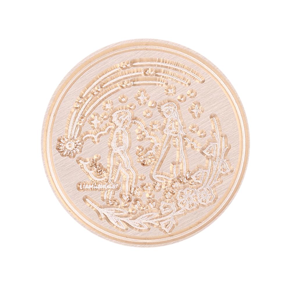 Sprookjes Zegellak Stempelkop Vuurverf Antieke Stempels Vervangkoppen voor Bruiloftsuitnodiging Scrapbooking Kaart DIY Decor