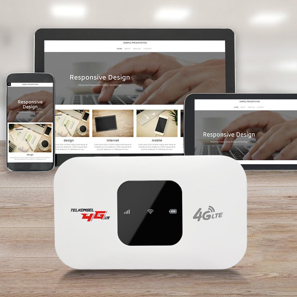 4G Lte Wireless WiFi Router 150Mbps Mini Pocket Wifi Router Wireless Modem with SIM Card Slot Outdoor Mobile Hotspot WiFi Device