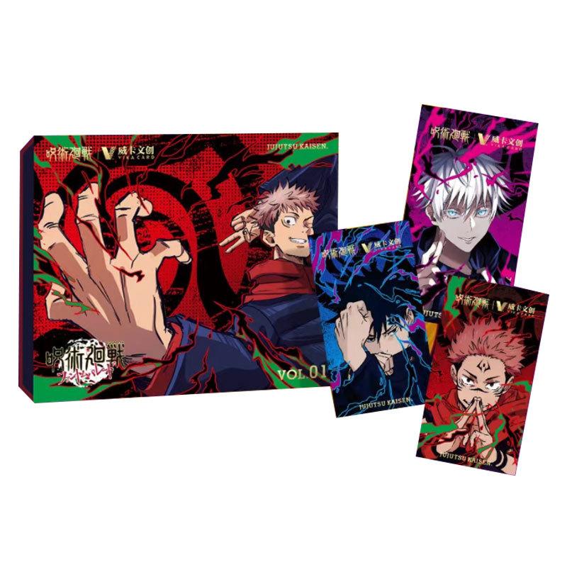Jujutsu Kaisen Card Gojo Satoru Fushiguro Megumi Itadori Yuji Warlock Japanese Anime Character Games Collection Card Toy Gift