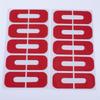 Removable Red Nail Art U-Shaped Anti-Spill Stickers