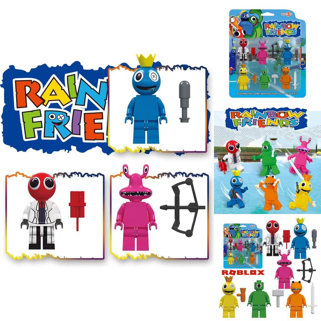 Roblox Rainbow Friends Building Block Toy Action Figure Kids Xmas Gift Collection