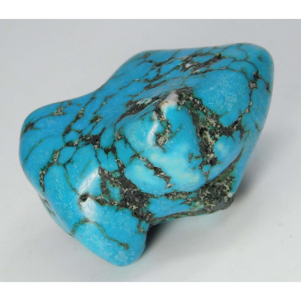 Natural Blue Turquoise Loose Gemstone 169 ct Rough Slab Uncut for Lapidary and Gem Collections