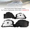 Pair Front Inner Side Fender Liners For Toyota Highlander 2020-2024 538060E170