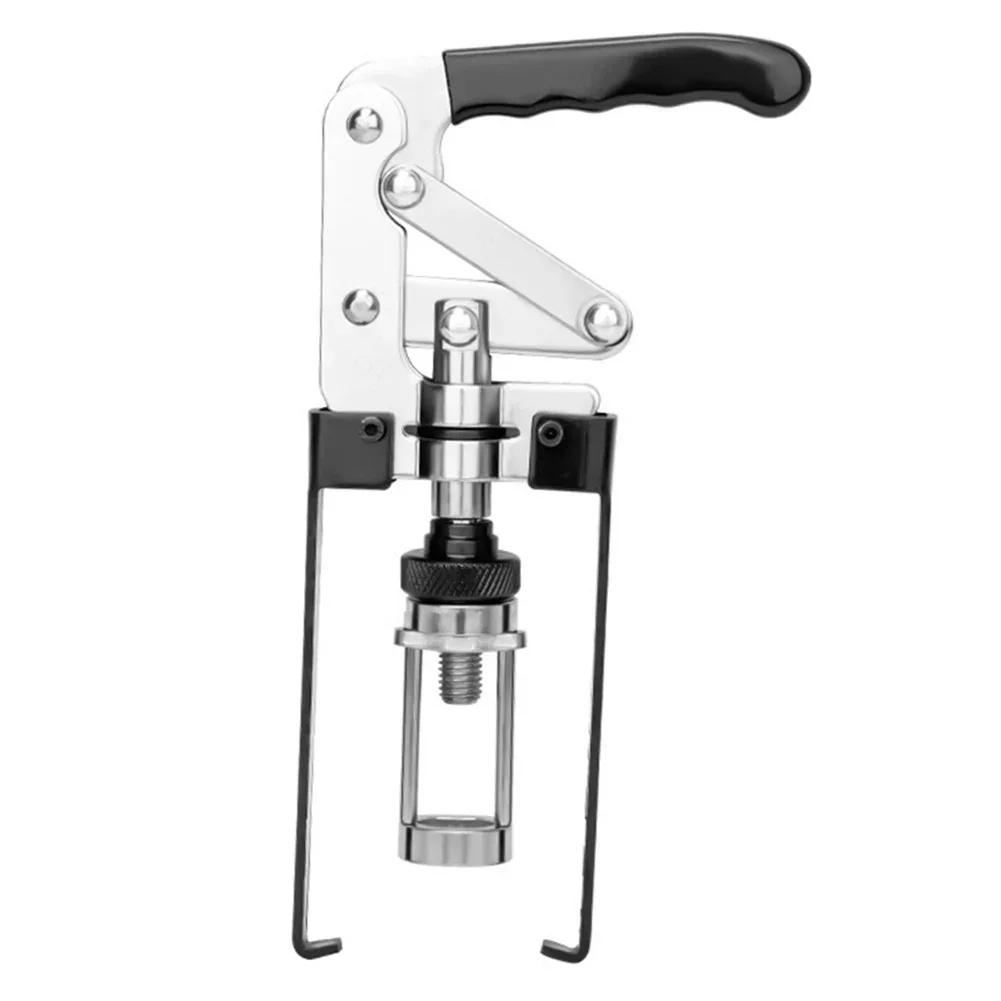 Valve Spring Removal Tool for Car Engines with Cam Action Lever Locking and Adjustable Reach to Fit Multiple Valve Spring Sizes