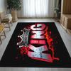 King Emblem Art Printed Carpet, Non-Slip Bottom, Machine Washable, 100% Polyester Mat for Living Room, Bedroom, Office, and Kitchen Decor