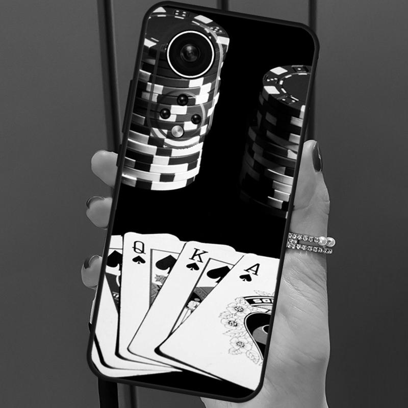 Las Vegas Casino Poker For Honor 50 Case For Huawei P30 Lite P40 P20 P50 Pro P Smart Z 2019 Mate 20 Lite Cover