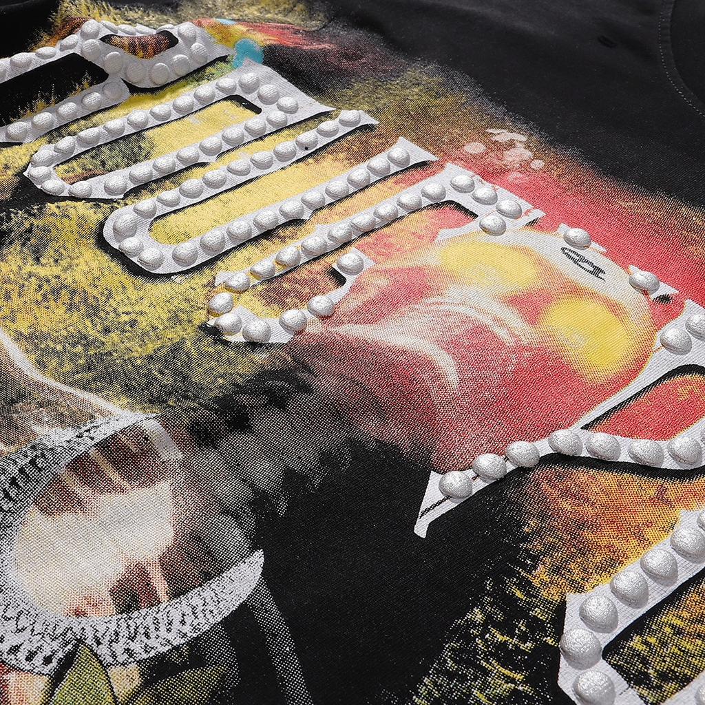 Retro Grunge Kostra a Růže Grafické Dlouhý Rukáv Tričko, Kamínky Streetwear pro Muže/Ženy