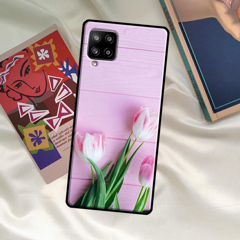 Tulips Flower Case For Samsung Galaxy A56 A36 A06 A13 A53 A32 A12 A22 A52 A35 A26 A16 A55 A15 A54 A34 A14