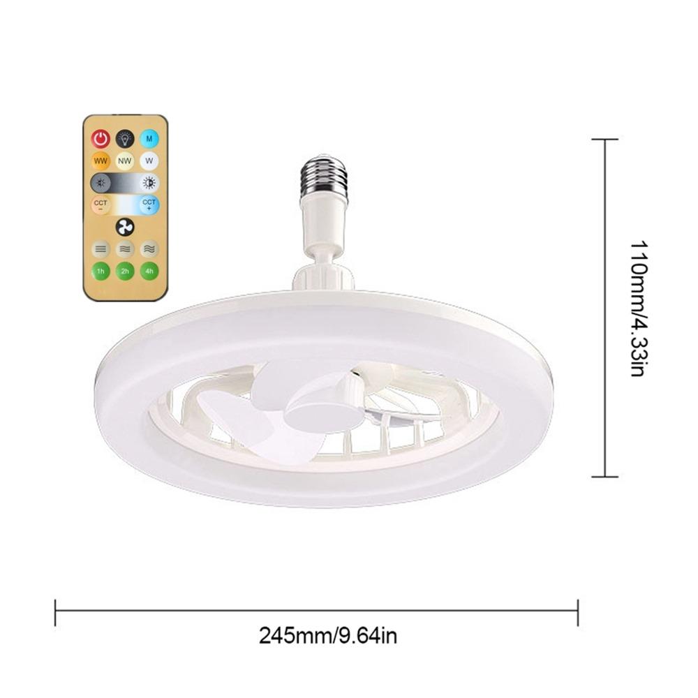 

Ароматерапевтический потолочный вентилятор со светодиодной подсветкой E27 с пультом дистанционного управления, вращающийся бесшумный электрический вентилятор для кухни, спальни, гостиной