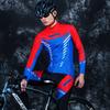 Mens Cycling Jersey Shorts Set Long Sleeve Bike Apparel Mountain Road Biking