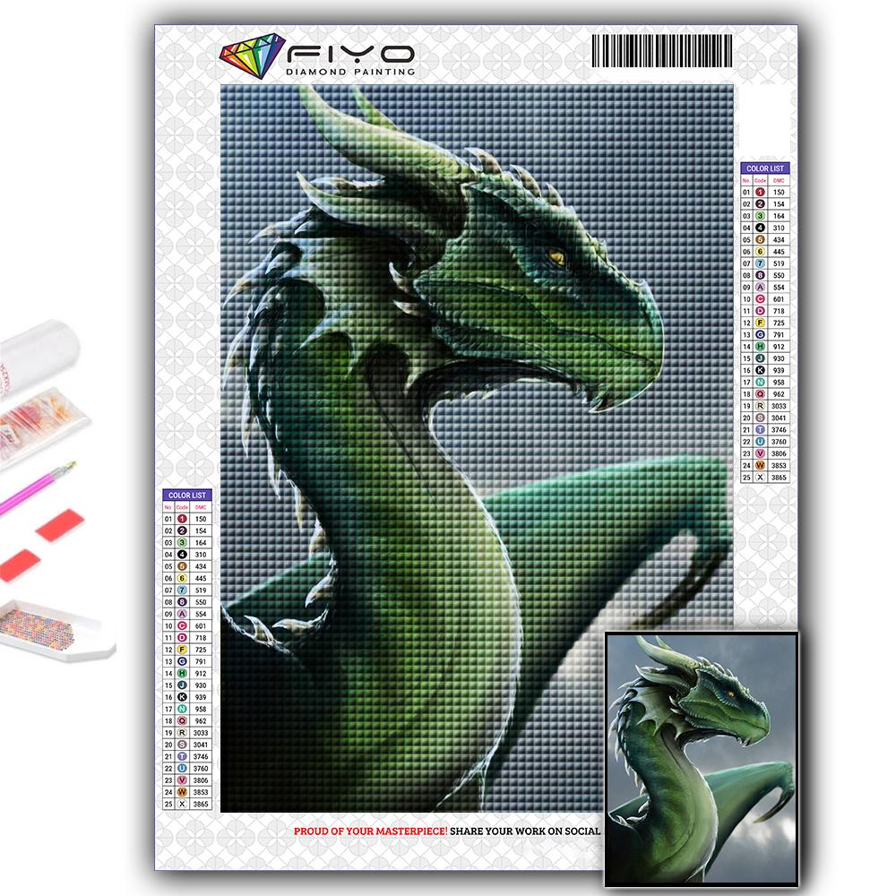 Cross Stitch Kit DIY Diamond Embroidery European Dragon Diamond Painting Home Decor