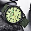 Watch Men's Army Watch Nylon with Calendar Quartz Watch
