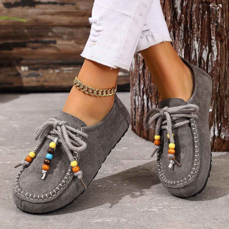 New Plus-size Women's Lazy Shoes Casual Flat Shoes on One Foot