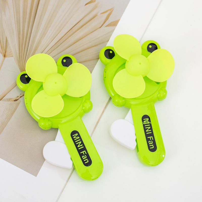Mini Frog Handheld Portable Manual Fan for Indoor & Outdoor Use