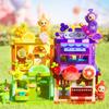 Store Teletubbies Fruit Ferris Wheel Game Machine Building Block Toys Assembly