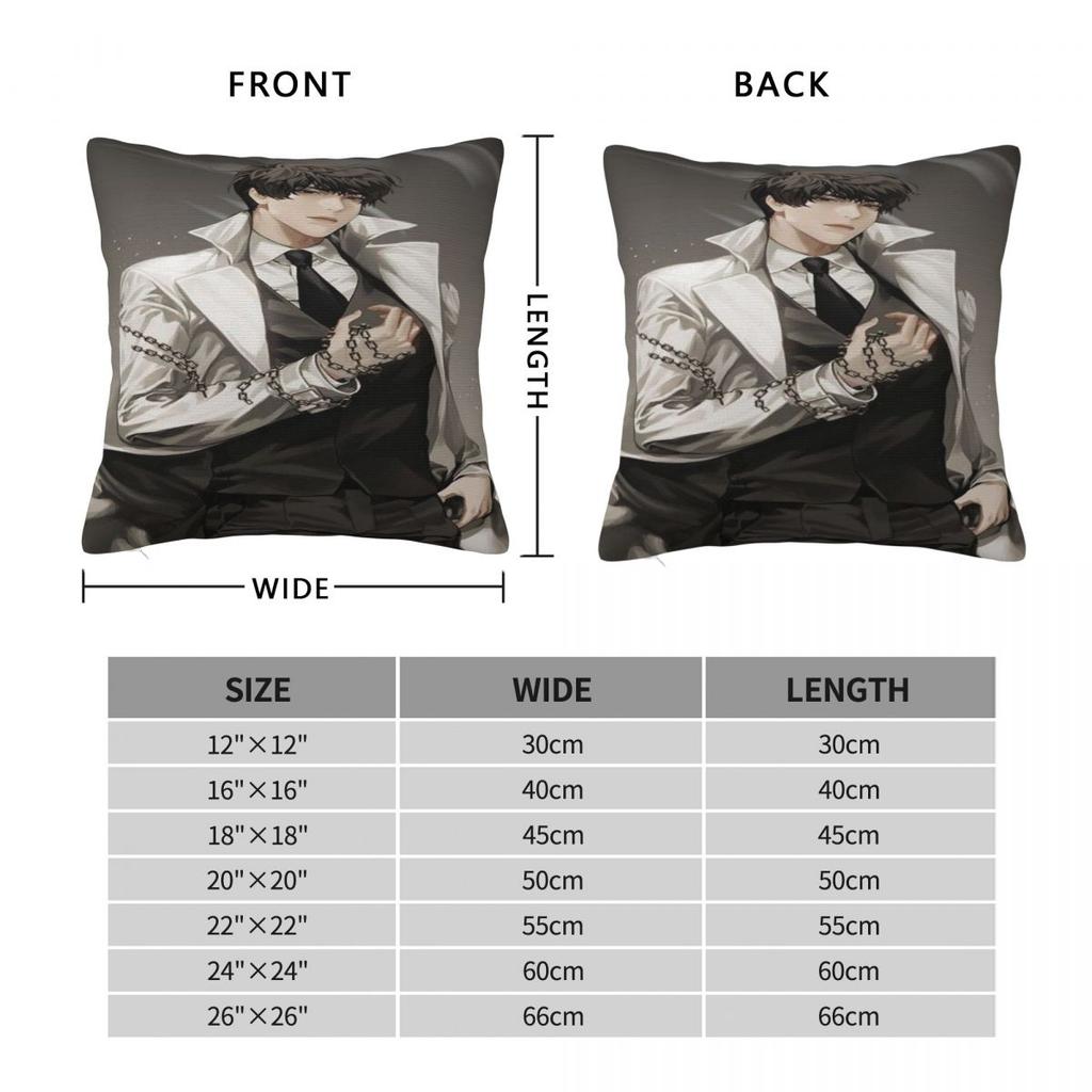 Novel Omniscient Reader Viewpoint Pillowcase Merch Printed Cushion Cover Pillow Covers Car Decor Zippered Multi Size