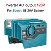 Portable Inverter 200W AC For Dewalt For Makita/Bosch/Milwaukee/Ryobi 18V Battery 120-220V Modified Sine Wave Power Adapter USB