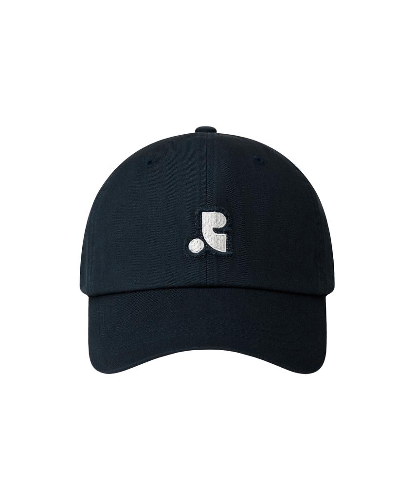 REST&RECREATION Raw-Edge Logo Cap - Navy