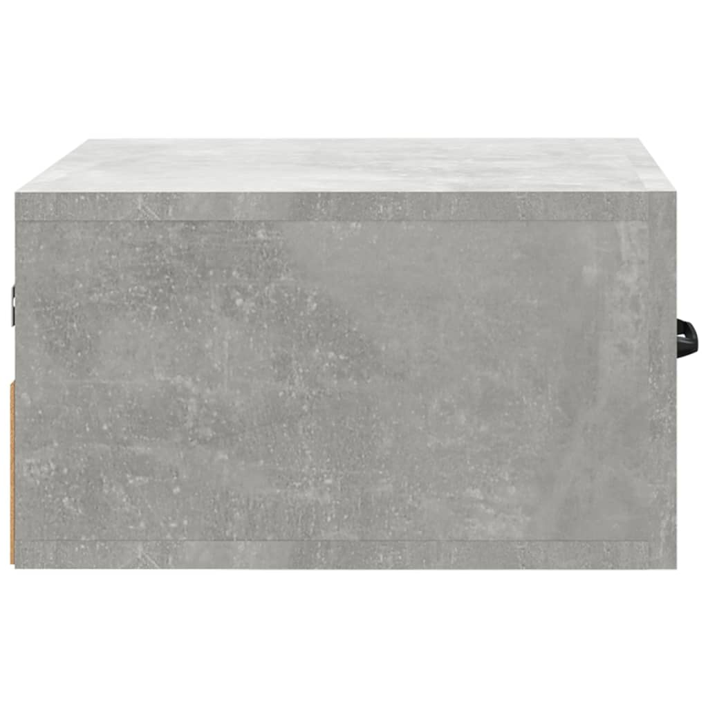Vidaxl Hanging Bedside Cabinet, Concrete Grey, 35X35X20 Cm