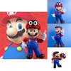 Large Mario Super Mario Toy Figure Pvc Home Decor Collectible Display 27x38cm