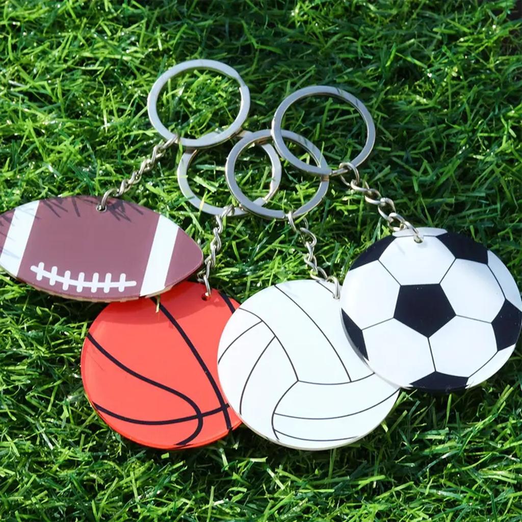 Volleyball Schlüsselanhänger Mode Schlüsselanhänger Sporttaschenanhänger Volleyball Partyzubehör Perfekt zum Dekorieren von Schlüssel und Tasche