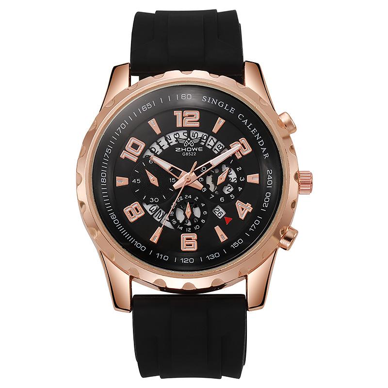 Hollow Men'S Watch Quartz Watch Luminous With Calendar Fashion Watch Men'S Mechanical Watch