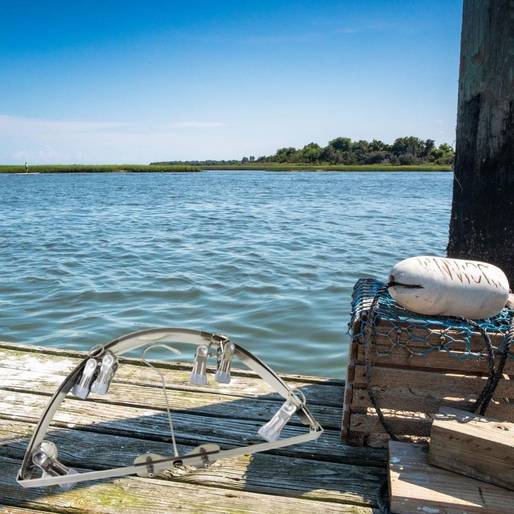 Oritani 2-Way Wader Hanger for Drying Waders, Fishing, and Boots, All Stainless Steel, Foldable, Made In Japan, Simple, Lightweight, and Easy To Wash