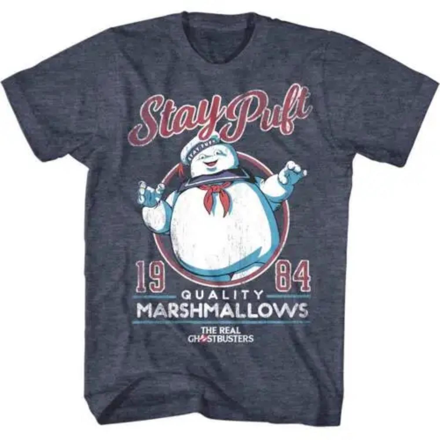 OFFICIAL Ghostbusters Stay Puft Marshmellow Man Men s T-shirt S чёрный