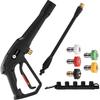JOEJET High Pressure Washer Replacement Gun with Jet Wand and 5 Spray Nozzle Tips, Compatible with Some Karcher, Ryobi, Powerstroke Electric Power
