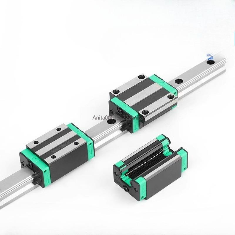 HGR20 HGR15 2pcs Square Linear Guide Rail+4pcs HGH20CA/HGW20CC HGH15CA/15CC Flang Slide Block Carriages For CNC Router Engraving