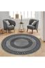 Rovigo Home Okrągły dywan z nadrukiem, który można prać RHM7327-HY962