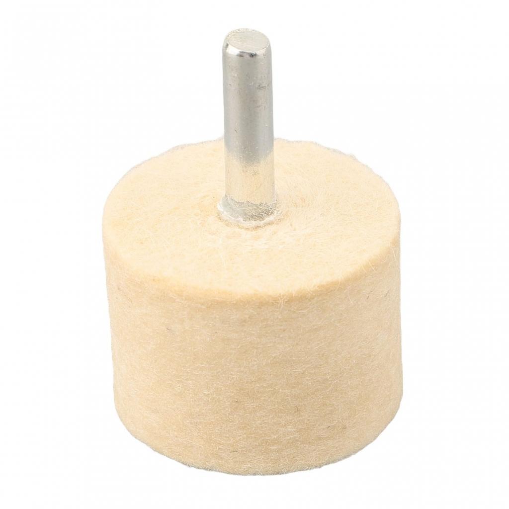 Multi Size Wool Felt Buffing Wheel with 6mm Shank for Diverse Applications