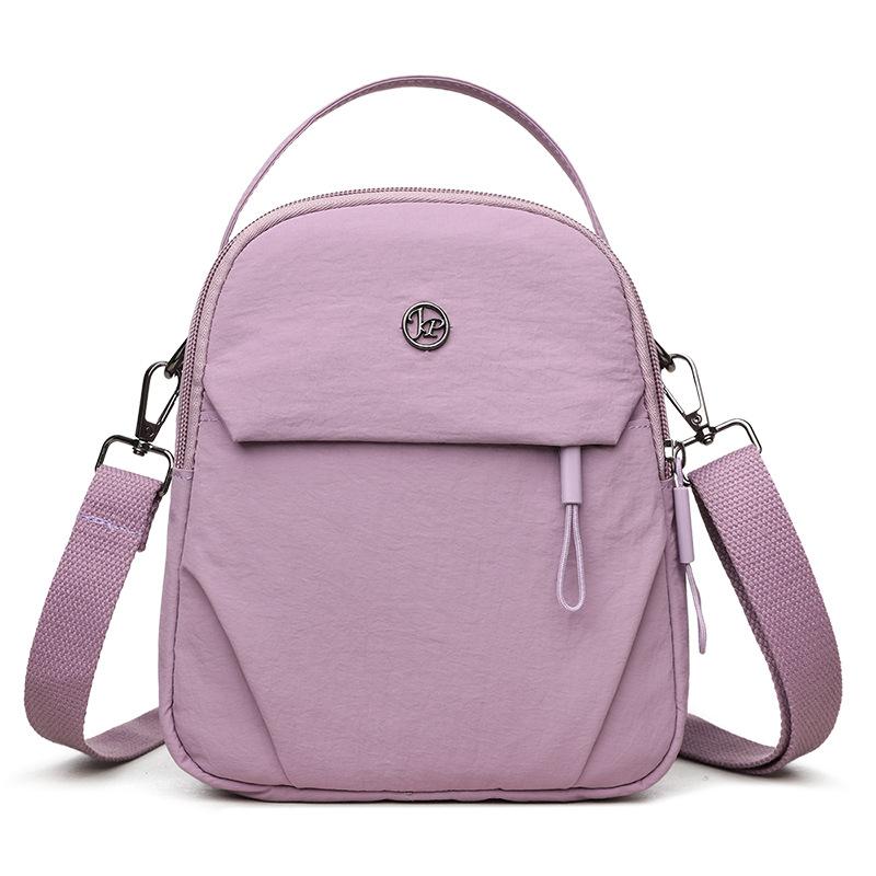 Women's Solid Color Handbag Nylon Shoulder Bag