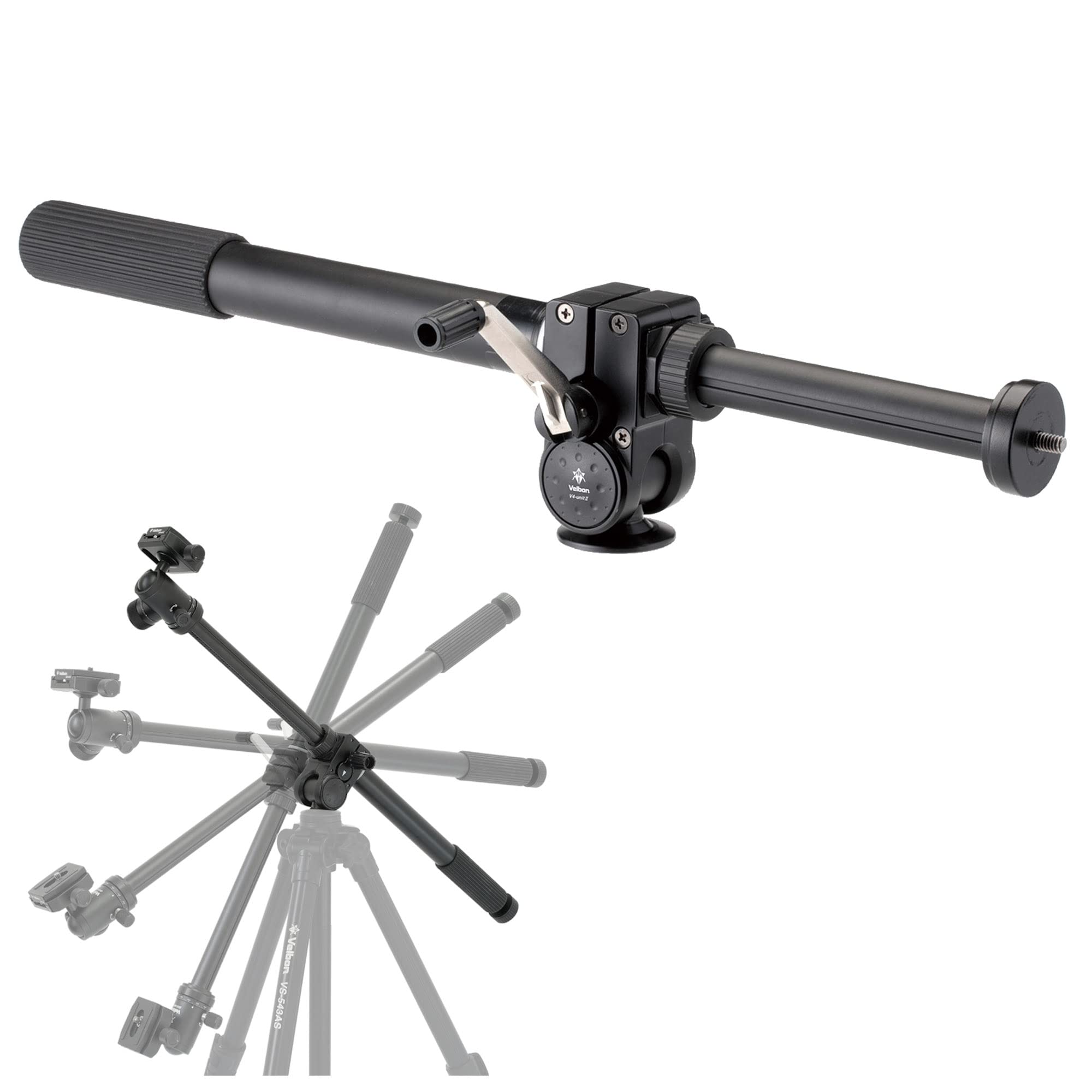 

Velbon unit AZ mechanism Bottom diameter 44mm Made of aluminum Macro photography Overhead photography 2 50027 Multi-angle V4-unitII One-stop Close-up чорний