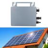 400W Solar   Inverter Remote Control   Design High Efficiency MPPT Grid Tie   Inverter Aluminum Alloy Material for PV Panel
