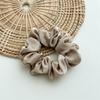 Matte Luster Muted Color Scrunchies Minimalist Gray Blue Elastic Bands Soft Touch Hair Ties For Daily Casual Wear