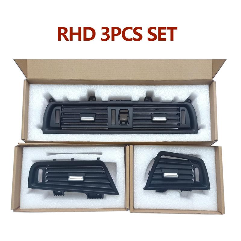 LHD RHD Original Black Front Rear Air Conditioner AC Vent Grille Panel Replacement For BMW F10 F11 F18 520i 523i 525i 528i 535i