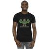 Marvel Mens Avengers Hulk Cross Stitch T-Shirt