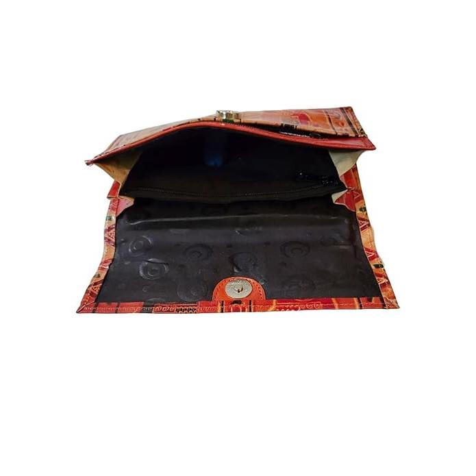 RSINC Shantiniketan Leather Women's Clutch Traditional Horse Print B0D8G1CG4N