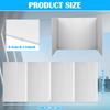 2 Pcs Plastic Stove Splatter Guard 39.37 X 16.14 Inch 4 Sided Foldable Anti Splash Oi Splatter Backsplash Shield Protector For C