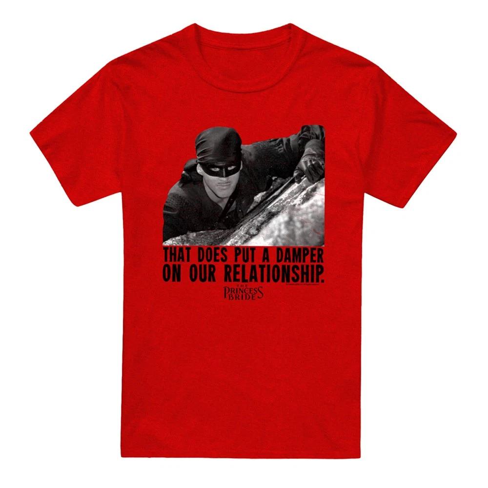 Princess Bride Damper 100% Cotton T-shirt Mens Tees Top S-2XL, Red XL