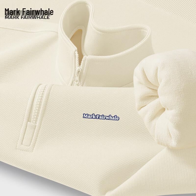 

Mark Fairwhale Men s Fleece-Lined Stand Collar Half-Zip Sweatshirt 2XL