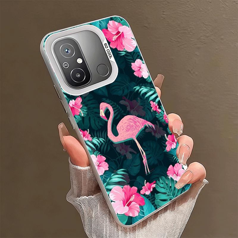 

Pink Red Dreamy Flamingo Soft Phone Case for Xiaomi Redmi 15C 15 14C 13C 12C Poco X5 X6 X7 Pro X3 F8 F7 Ultra M8 13 12 Cover Bac Xiaomi Poco F7