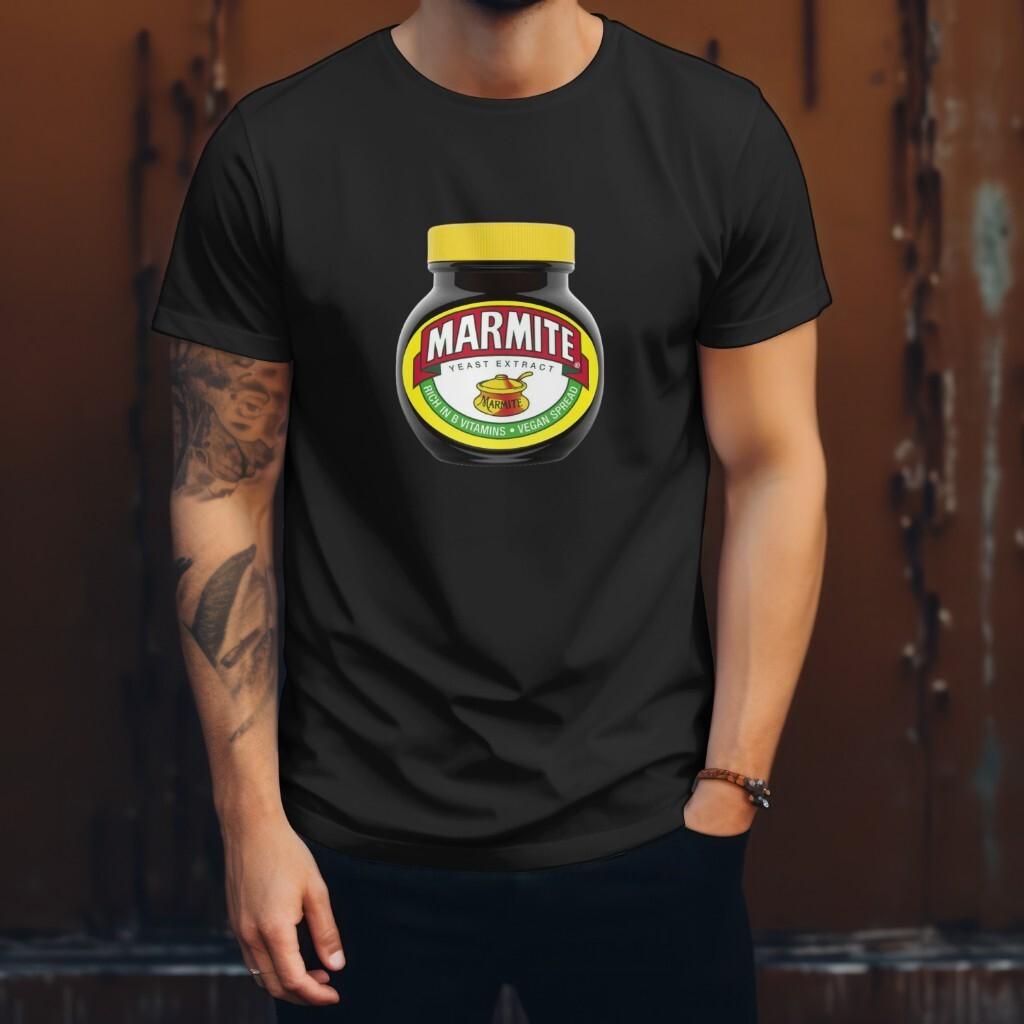 Шуточная футболка Marmite Вегимайт Топ Отличная идея подарка для любителя Marmite L