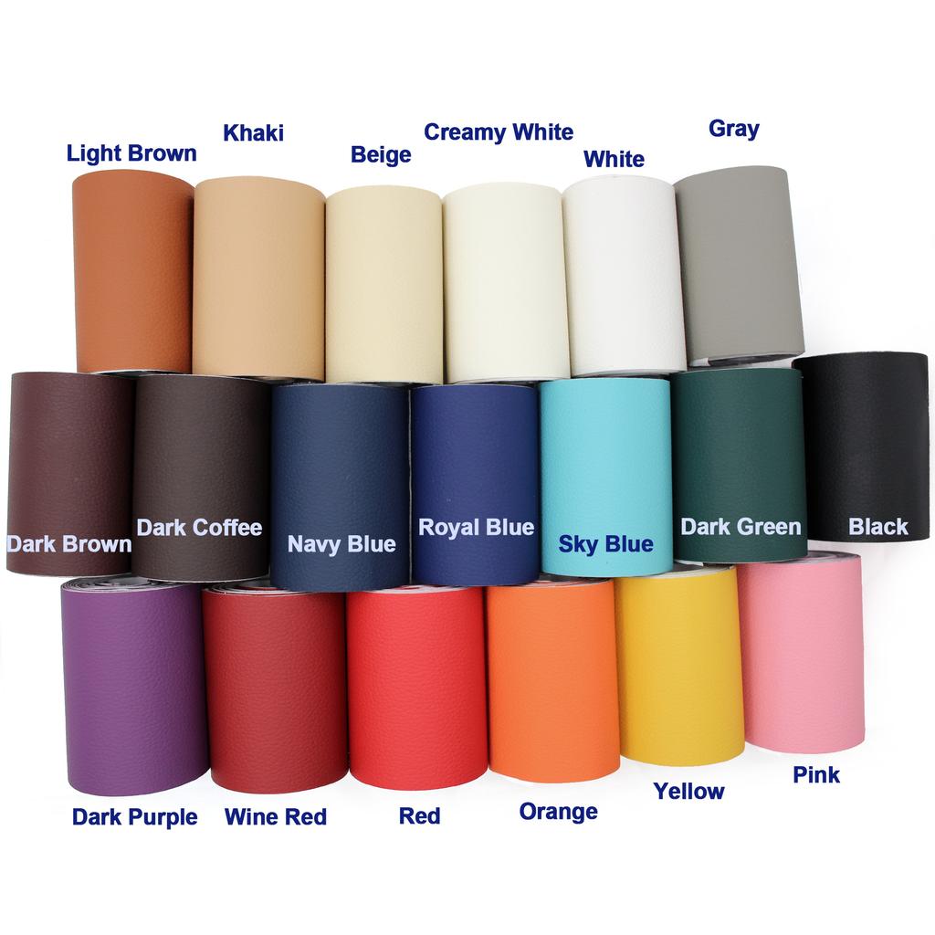 High Quality Leather Repair Tape Self Adhesive Strong Glue DIY Fabric Material for Sofa Desk Chair Automotive Interior Seat Skin
