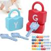 Letter Number Unlocking Educational Toys Words Puzzle Learning Teaching Sensory ToysLock