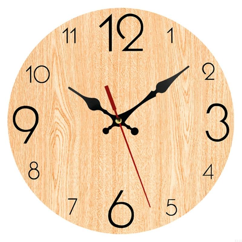 KX4B Vintage Clock Hanging Clock Crafts Household Decorative Ornament for Home Baby Room Decoration Crafts