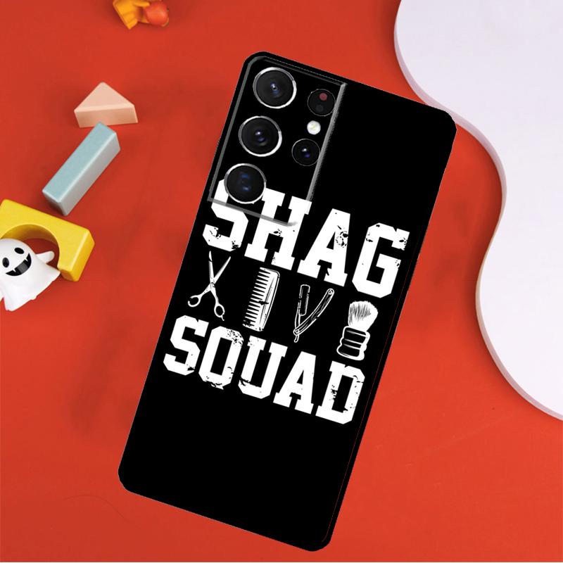 Hairdresser Barber Scissors Phone Case For Samsung Galaxy S25 Ultra S9 S10 S20 S21 FE S22 S23 S24 Plus S24 Ultra Cover