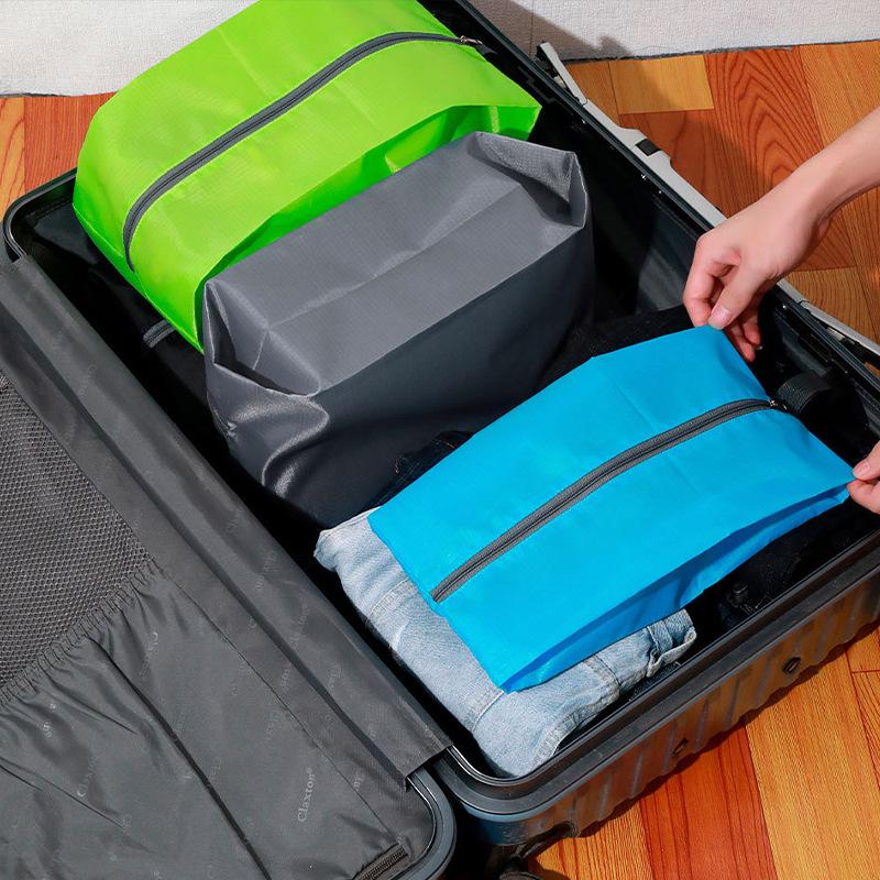 M L XL Dustproof Shoe Bag Travel Portable Nylon Shoe Bag with Sturdy Zipper Pouch Case Waterproof Shoes Storage Organizer Bags